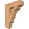 Ekena Millwork Balboa Arts & Crafts Smooth Bracket, Western Red Cedar, 5 1/2"W x 24"D x 28"H BKT06X24X28BOA03SWR - alternate 1